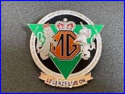 MG Car Club Grill Badge Car Badge Mini Cooper Made in UK