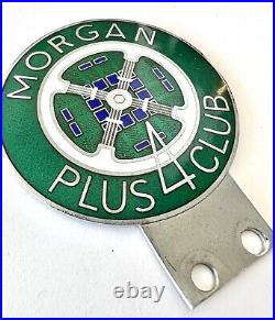 Morgan Car Badge-Morgan Plus 4 Club Enamel Badge