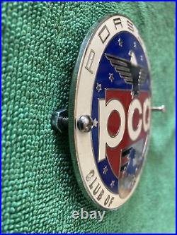 New Official Porsche PCA Car Club of America Grill Badge Emblem Hood Ornament