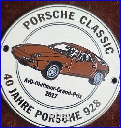 Nice Enamel Radiator Car Club Badge # Avd Porsche Classic 2017 Grand Prix 928