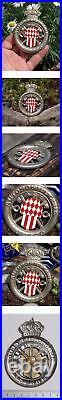 Nice Vintage Enamel Automobile Car Badge # Acm Automobile Club Monaco