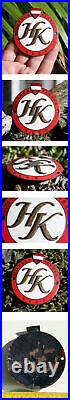 Nice Vintage Enamel Automobile Car Badge # Hk Herren Fahrer Club Austria