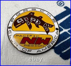 Official Porsche PCA Car Club America Pacific North West Gril Badge Emblem Hood