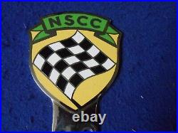 Original Nottingham Sports Car Club (NSSC) Badge Chrome/Cloisonne UK England