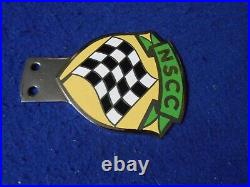 Original Nottingham Sports Car Club (NSSC) Badge Chrome/Cloisonne UK England