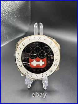 Original Vintage 1964 Innsbruck Winter Olympics Car Club, Badge/Emblem-NEW-1882