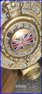 Original brass circa 1912 RAC car badge Elkington