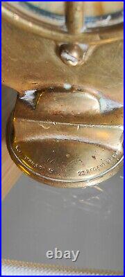 Original brass circa 1912 RAC car badge Elkington