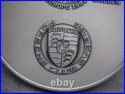 PORSCHE PARADE SWEDEN EUROPE Car Badge 1994 CLUB SVERIGE RONNEBY MEETING