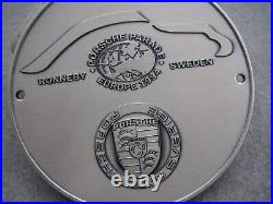 PORSCHE PARADE SWEDEN EUROPE Car Badge 1994 CLUB SVERIGE RONNEBY MEETING