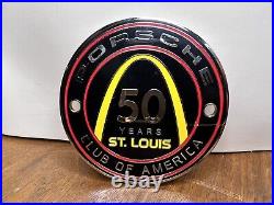 Porsche Club Of America Badge 50 Years St. Louis Pca Badge Arch Stl Rare Nos Vtg