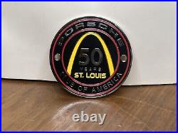 Porsche Club Of America Badge 50 Years St. Louis Pca Badge Arch Stl Rare Nos Vtg