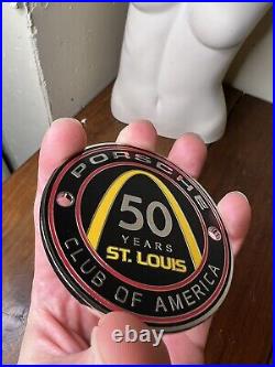 Porsche Club Of America Badge 50 Years St. Louis Pca Badge Arch Stl Rare Nos Vtg