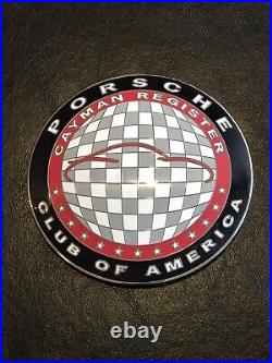 Porsche PCA Cayman Car Club of America Grill Badge Emblem Race Automobilia