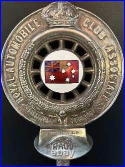 RACV Enamel Badge Rare ROYAL AUTOMOBILE CLUB OF VICTORIA c1930s