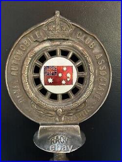 RACV Enamel Badge Rare ROYAL AUTOMOBILE CLUB OF VICTORIA c1930s