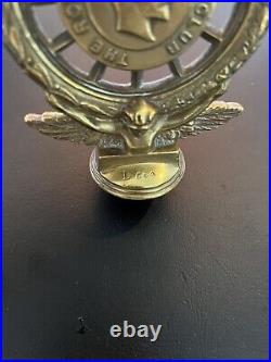 RAC Enamel Car Badge Rare ROYAL AUTOMOBILE CLUB ASSOCIATION c1930s