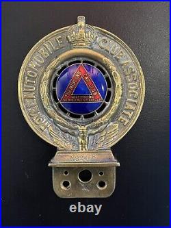 RAC MIDLAND Enamel Badge Rare ROYAL AUTOMOBILE CLUB ASSOCIATION c1930s