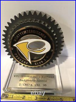 RARE 1998 Porsche Club Grill Badge Traumstrassen Weekend Award