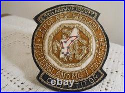 RARE LAP New England MG T Register Car Auto Club Bullion Blazer Badge 25th Annv