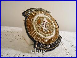 RARE LAP New England MG T Register Car Auto Club Bullion Blazer Badge 25th Annv