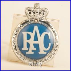 Rac Royal Automobile Club Enamel Fender Badge 1950-1960 Rare Ref 9456k