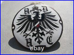 Rare vintage ADAC ALLGEMEINER DEUTSCHER AUTOMOBIL CLUB 1913 1927 Car Badge