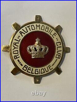 Royal automobile Club Belgique car grille emblem badge