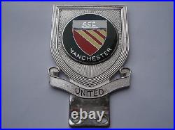 Scarce C1960s Manchester United Football Club J. R. Gaunt Made Enamel Car Badge