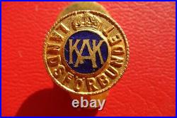 Sweden KAK Swedish Royal Automobile Club National Association MEMBER LAPEL BADGE