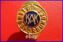 Sweden KAK Swedish Royal Automobile Club National Association MEMBER LAPEL BADGE