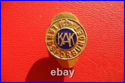 Sweden KAK Swedish Royal Automobile Club National Association MEMBER LAPEL BADGE