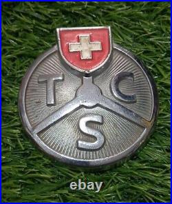 TCS Automobile Car Club Emblem Badge Swiss