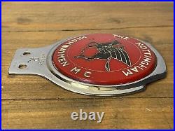 THE NOTTINGHAM HIGHWAYMEN M C BADGE Vintage Classic Motor Club Car RARE ITEM