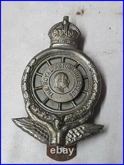 The Royal automobile Club Car badge