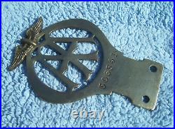 VINTAGE 1920s AUTOMOBILE ASSOCIATION CAR BADGE LARGE PRE WAR AA GB MOTOR EMBLEM