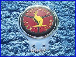 VINTAGE 1960s ADELAIDE CAR CLUB BADGESOUTH AUSTRALIA KANGAROO MOTOR EMBLEM RARE