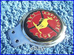 VINTAGE 1960s ADELAIDE CAR CLUB BADGESOUTH AUSTRALIA KANGAROO MOTOR EMBLEM RARE