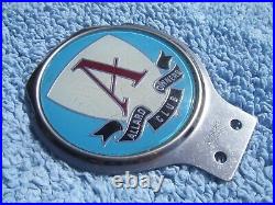 VINTAGE 1980s ALLARD OWNERS CLUB CAR BAR BADGE P1/J2/K/L/M SPECIAL MOTOR EMBLEM