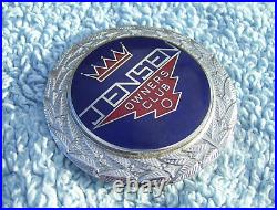 VINTAGE 1980s JENSEN OWNERS CLUB CAR BADGECLASSIC INTERCEPTOR/451/CV8/FF EMBLEM