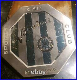 Vagabond Sports Car Club Metal Badge Emblem San Antonio Texas Rare 4