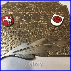 Very Rare ADAC 1963 Automobile Club Germany Grill Badge