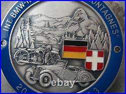 Very nice vintage INTERNATIONAL BMW RALLYE LACS & MONTAGNES 2003 Car Club Badge