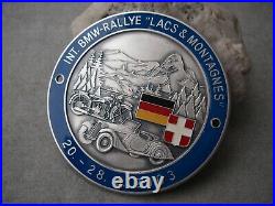 Very nice vintage INTERNATIONAL BMW RALLYE LACS & MONTAGNES 2003 Car Club Badge