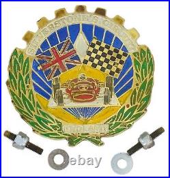 Vintage 1950's 1960's Silverstone's Circuit England Car Badge Auto Emblem