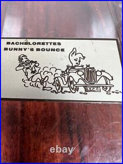 Vintage 1960 Bachelors Sports Car Club Rally Race Dash Emblem Badge Plate Plaque