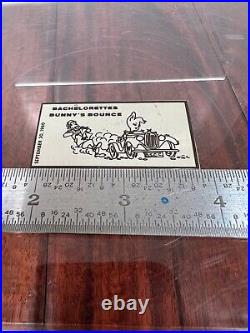 Vintage 1960 Bachelors Sports Car Club Rally Race Dash Emblem Badge Plate Plaque