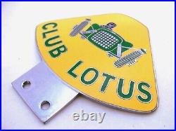 Vintage 1960's Club Lotus Car Badge Emblem Insignia by Marples Beasley Ltd