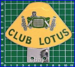 Vintage 1960's Club Lotus Car Badge Emblem Insignia by Marples Beasley Ltd