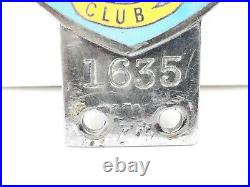 Vintage 50's BRITISH AUTOMOBILE RACING CLUB (BARC) AUTO BADGE MARPLES & BEASLEY